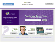 Tablet Screenshot of domainbank.com
